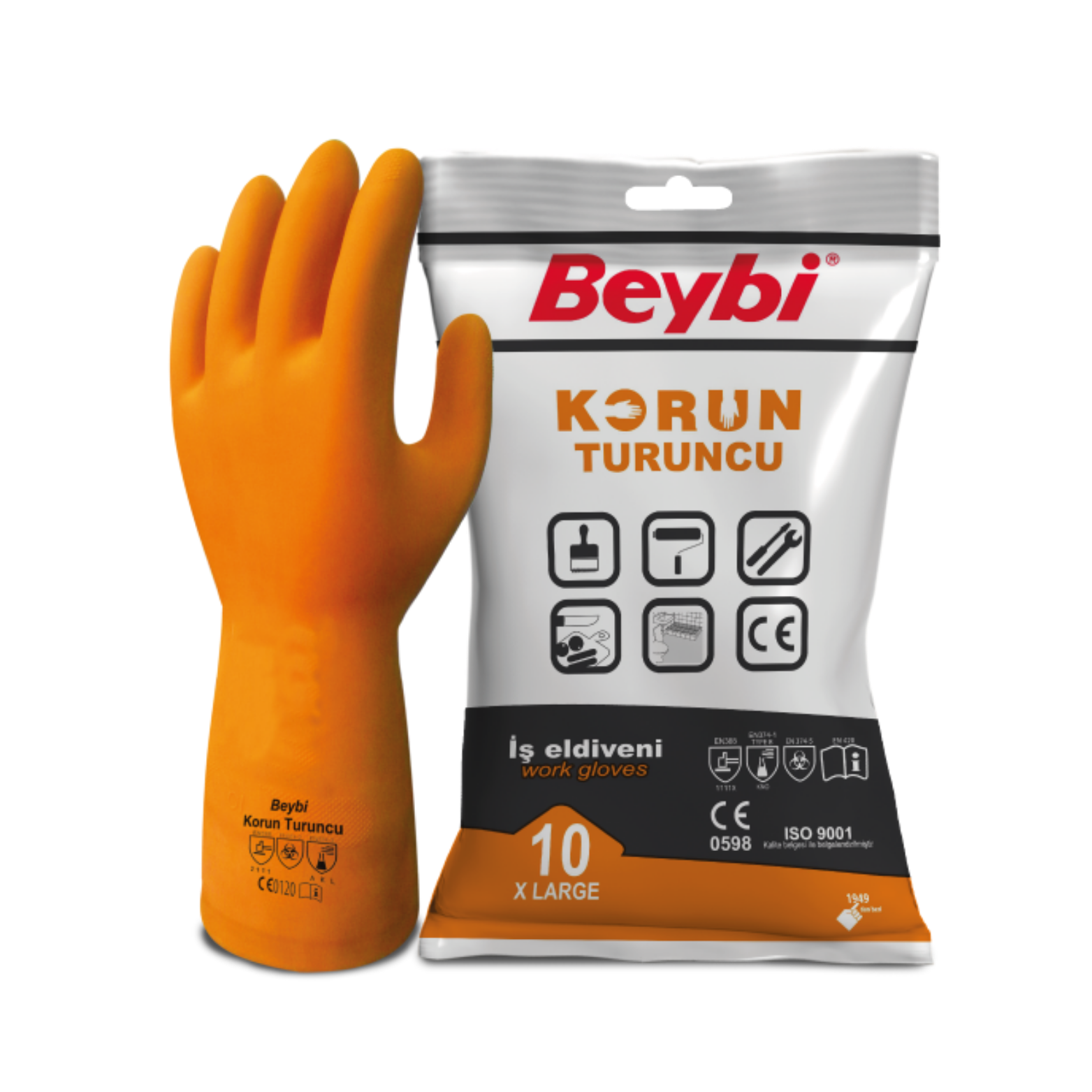 BEYBİ KORUN TURUNCU ELDİVEN NO:10